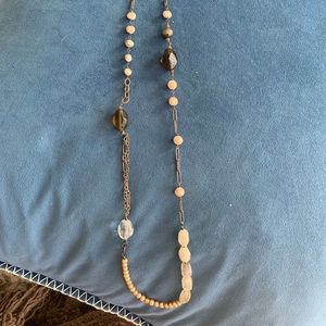 Long layering necklace